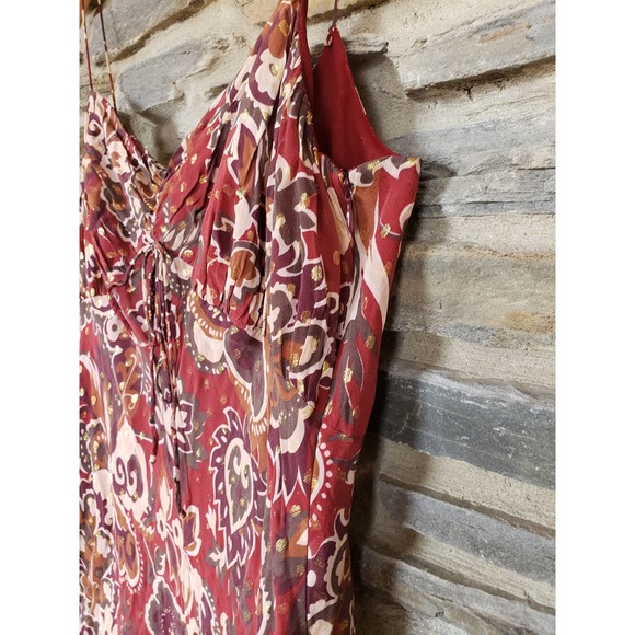 Ann Taylor Silk Floral Slip Dress 14 - Picture 6 of 9